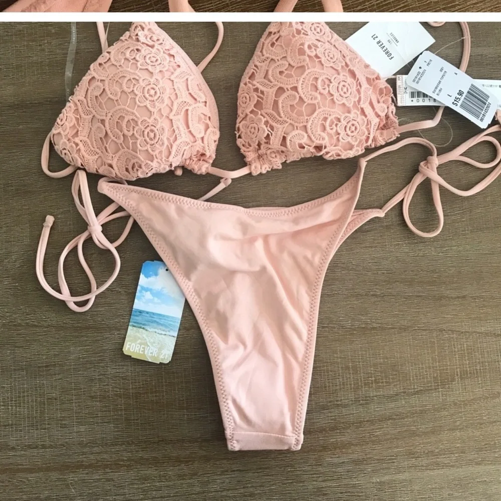 ISO THIS BIKINI FOREVER 21 BLUSH - Picture 5 of 5